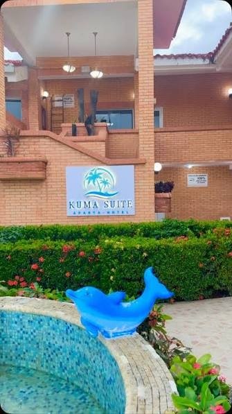 Entrada y piscina de Kuma Suites